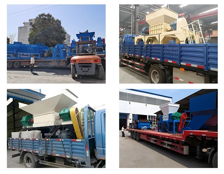 Heavy Duty Industrial Waste Tire Shredder