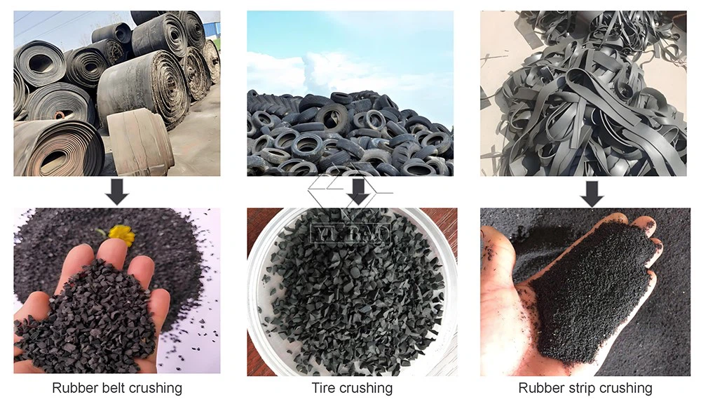 tire crusher waste rubber tyre shredder machine tire crusher waste rubber tyre shredder machine